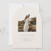 Invitation Devonport Monogram Moderne Aquarelle Palm Mariage (Dos)