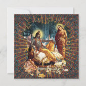 Invitation Dévotion - carte, invitation, saluant (Devant)