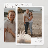 Invitation DEVOTION Save the Date - Coins Arrondis (Devant / Derrière)