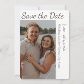 Invitation DEVOTION Save the Date - Coins Arrondis (Dos)
