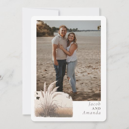 Invitation DEVOTION Save the Date - Coins Arrondis (Devant)