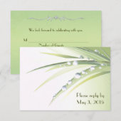 Invitation Dew Diamond Drops RSVP (Devant / Derrière)