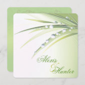 Invitation Dew Drop Mariage (Devant / Derrière)