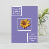 Invitation Dew Drops Daisy Mariage (Debout devant)