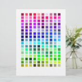 Invitation d'exemple de couleur 5 (Debout devant)