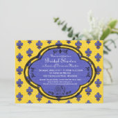 Invitation d'Fête de l'mariée provençale du sud de (Debout devant)