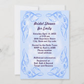 Invitation d'Fête des mariées de bordure Abstrait  (Devant)