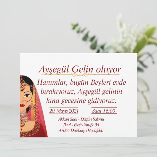 Invitation Dgün kina (Debout devant)