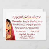 Invitation Dgün kina (Devant / Derrière)