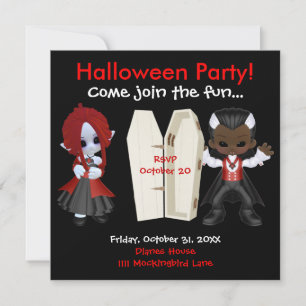 Invitation d'Halloween