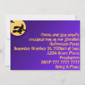 Invitation d'Halloween (Dos)