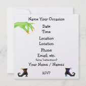 Invitation d'Halloween (Dos)