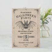 Invitation d'Halloween (Debout devant)