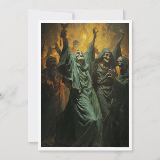 Invitation d'Halloween (Devant)