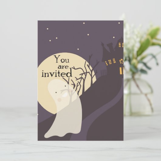 Invitation d'Halloween (Debout devant)