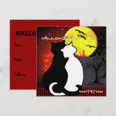 Invitation d'Halloween (Devant / Derrière)