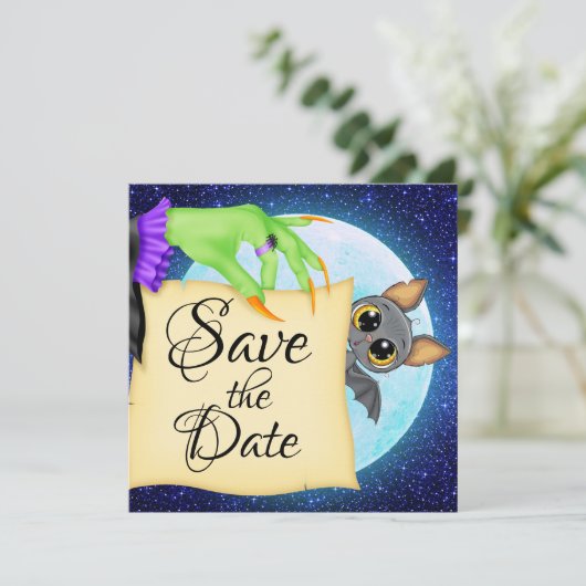 Invitation d'Halloween (Debout devant)