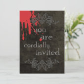 Invitation d'Halloween (Debout devant)