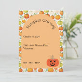 Invitation d'Halloween (Debout devant)