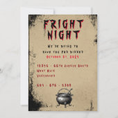 Invitation d'Halloween (Devant)