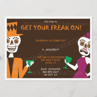 Invitation d'Halloween adulte