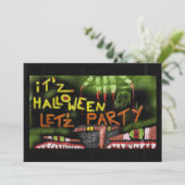 Invitation d'Halloween 'C'est Halloween Let'z Part (Debout devant)