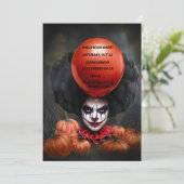 Invitation d'Halloween déplaisant (Debout devant)