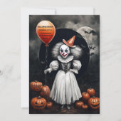 Invitation d'Halloween déplaisant (Devant)