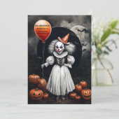 Invitation d'Halloween déplaisant (Debout devant)