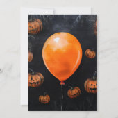 Invitation d'Halloween déplaisant (Dos)