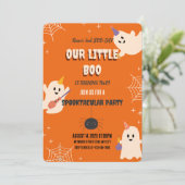 Invitation d'Halloween du 2e anniversaire (Debout devant)