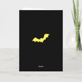 Invitation d'Halloween du Parti Vampire (Dos)