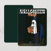 Invitation d'Halloween-Échos des Abandonnés (Devant / Derrière)