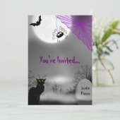 Invitation d'Halloween effrayant (Debout devant)