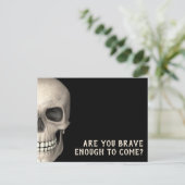 Invitation d'Halloween effrayant - Carte postale (Debout devant)
