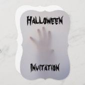 Invitation d'Halloween effrayant personnalisable (Devant / Derrière)