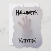 Invitation d'Halloween effrayant personnalisable (Devant)