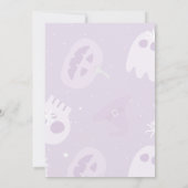 Invitation d'Halloween éffrayante, fête d'Hallowee (Dos)