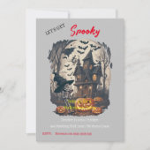 Invitation d'Halloween effrayante Spooktacular (Devant)