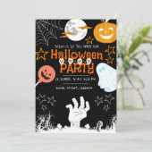 Invitation d'Halloween / Fête d'Halloween adulte. (Debout devant)