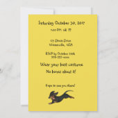 Invitation d'Halloween Invitation Dachshund (Dos)