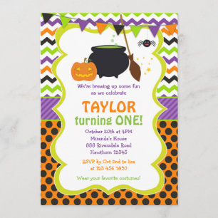 Invitation d'Halloween / Invitation d'anniversaire