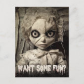 Invitation d'Halloween pour adultes déplaisante po (Devant)