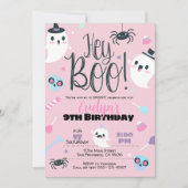 Invitation d'Halloween pour Anniversaire, Pastel (Devant)