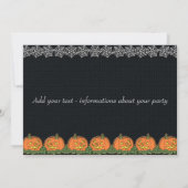 Invitation d'Halloween pour enfant (Dos)