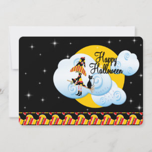 Invitation d'Halloween pour enfant de nuit de Begg