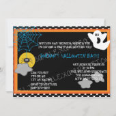 Invitation d'Halloween pour enfants (Devant)