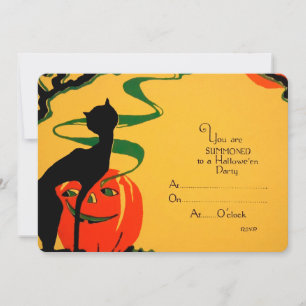 Invitation d'Halloween Retro