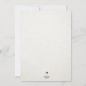 Invitation d'Halloween rétro personnalisable (Dos)