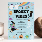 Invitation d'Halloween Vibes éffrayantes